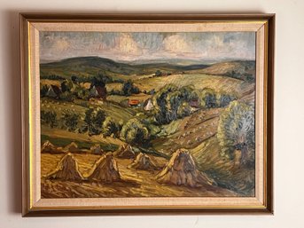 Wilhelm Kleineberg (1896-1977) Oil On Board Landscape Painting