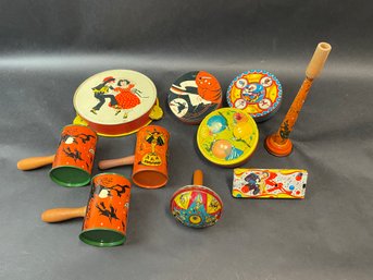 Lot Of Vintage Noise Makers