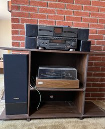 Stereo Cabinet With Equipment