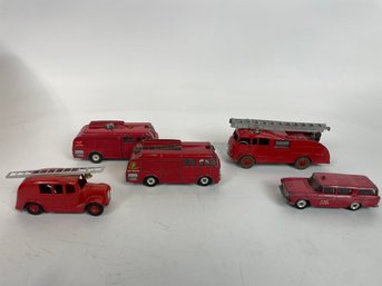 Vintage Dinky Toys Fire Trucks And More