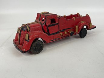 Cast Iron Fire Truck Toy