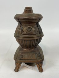 Vintage Potbelly Stove Bank