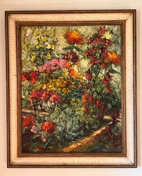 Multi Flora Still Life Oil On Board Signed Kleineberg