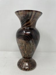 Gold Colored Art Glass Vase