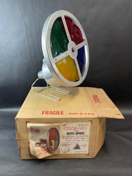 Vintage Color-Glo Goto-wheel Christmas Tree Light