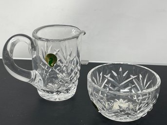 Waterford Crystal Sugar And Creamer