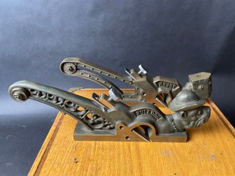 Darrell Chapnick Prototype Bronze Bulldog Rabbet Planes