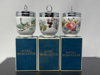 Vintage Royal Worcester Porcelain Egg Cookers