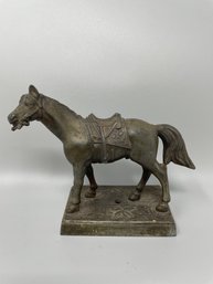 Cast Metal Horse Figurine