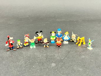 Collection Of Miniature Disney Character Figures