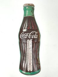 Vintage Tin Coca Cola Thermometer