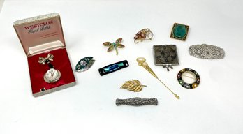 Lot Of Pendants And Brooches - Some Gold Fill And Sterling