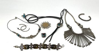 Costume Jewelry Lot Including Southwest Style Jewelry