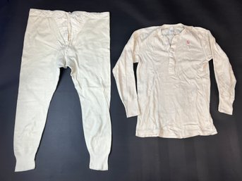 Vintage Long Johns Including Military Issued
