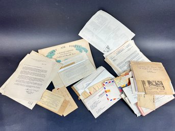 Collection Of Vintage Military Related Ephemera