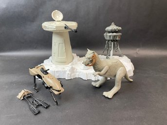 Vintage Star Wars Hoth Turret & Probot Playset Figures Kenner