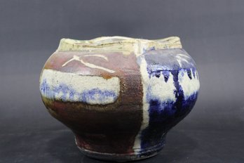 Mid Century Modern Brutalist Studio Pottery Vase