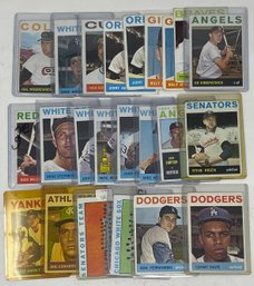 Lot Of (23) 1964 Topps Baseball Cards