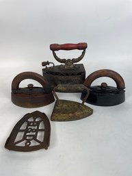 Group Of Antique Sad Irons