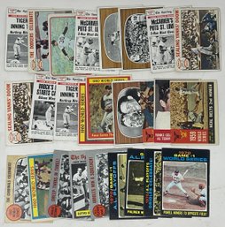 Lot Of (26) 1960-71 Topps Sporting News/ World Series Baseball Cards