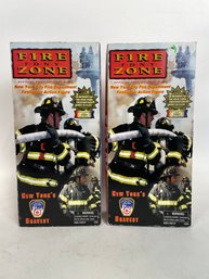 Pair NYFD Action Figures New In Box 9/11/01