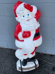 Vintage Santa Blow Mold AS IS