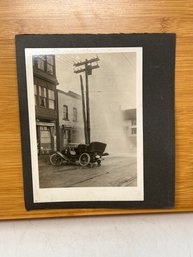 Antique Car Accident Photo Willimantic Main St