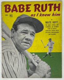 1948 Dell Babe Ruth As I Knew Him Magazine