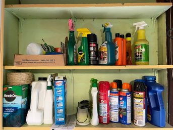Lot Of Assorted Household Cleaners Etc.