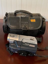 Sony Camcorder In Case - Untested