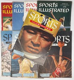 Lot Of (9) 1954-57 Sports Illustrated Magazines