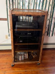 Sony & Optimus Components - Stereo Cabinet - Contents All Included