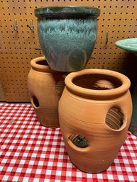 Lot Of Various Size Planters