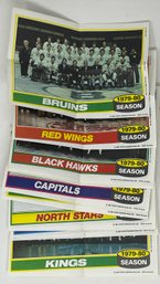 Complete 1980 Topps Hockey Team Posters Set!