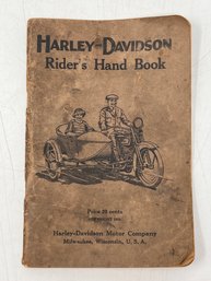 1923 Harley-Davidson Riders Handbook