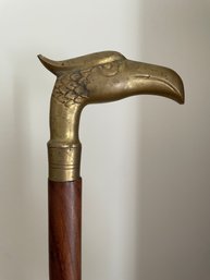 Vintage Brass Eagle Head Cane