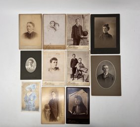 Collection Of Vintage Portrait Cards