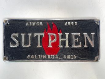 Nameplate: Sutphen Logo Sign Plaque