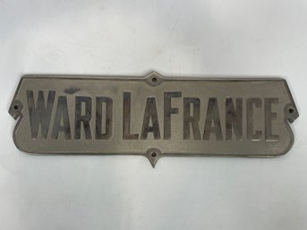 'WARD LA FRANCE' Plaque Sign