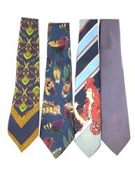 Collection Of Vintage Designer Ties Lot 3 Including Givenchy
