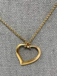 14k Necklace With Heart 2.7g