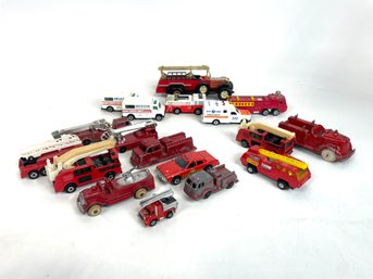 Matchbox Fire Truck Lot