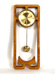 Mid Century Pendulum Wall Clock