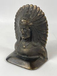 Cast Iron Indian Chief Doorstop