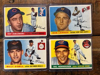 Lot Of 4 1955 Topps Baseball Cards (6)