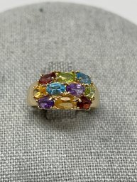 14k Multi Stone Ring 3.7g