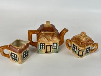 Vintage Whimsical Cottage Tea Set