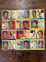 Lot Of 1955 Topps Baseball Cards (11)