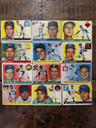 Lot Of 1955 Topps Baseball Cards  (12)