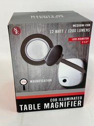 Illuminated Table Magnifier